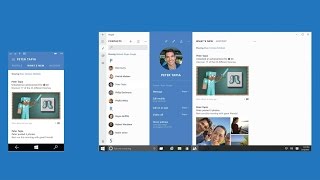 Windows 10 TPEnable People App Build 10061 [upl. by Sitoiganap345]