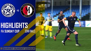 FA SUNDAY NATIONAL CUP  SEMI FINAL  HIGHGATE ALBION VS MAYFAIR FC [upl. by Kessel]