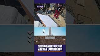 🤭¿Sabías esto de las zapatas🤠zapata obra base ingenieria columna combinado [upl. by Enylcaj721]