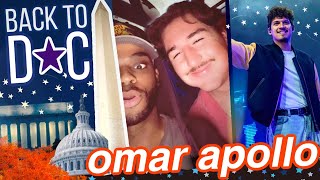 Back to DC OMAR APOLLO PROTOTYPE Tour Movies With Michael a month in the life vlog [upl. by Haelak]