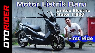 United Electric Motor T1800 2020  First Ride Review  Indonesia  OtoRider [upl. by Marna]