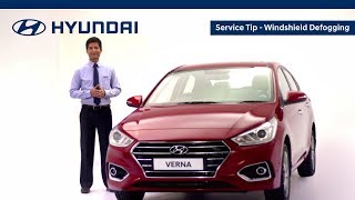 Hyundai  Service Tips  Windshield Defogging [upl. by Anoo]