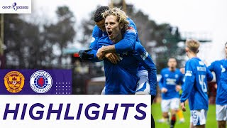 Motherwell 02 Rangers  Cantwell Strike Seals Convincing Win For Rangers  cinch Premiership [upl. by Malan]