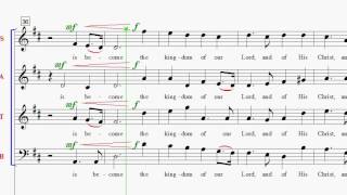 Hallelujah Chorus Haydn  Alto [upl. by Ryley]