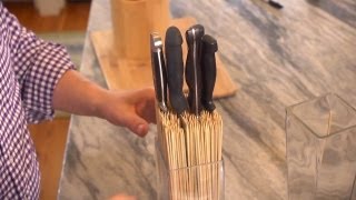 How to Make a Knife Holder  At Home With P Allen Smith [upl. by Leamse]