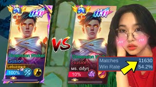 LETUZAWA vs QUEEN OF GUSION 🔥 1v1 Gusion WHO WIN [upl. by Maryanna635]