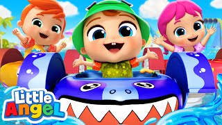 Water Park Song  Sailor Went To Sea  Row Row  London Bridge Mashup  Little Angel Kids Songs [upl. by Iruyas]