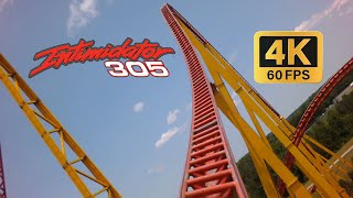 Most Intense Coaster in the World Front Row Intimidator 305 POV  Kings Dominion [upl. by Sihtnyc751]