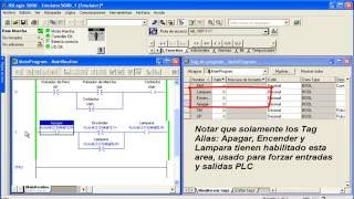 PLC Allen Bradley como forzar una señal [upl. by Molli]