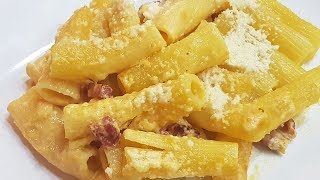 RIGATONI AL FORNO CON CREMA DI ZUCCA PANCETTA PANNA E PHILADELPHIA  FoodVlogger [upl. by Amlez]