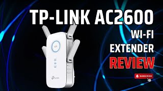 TPLink AC2600 WiFi Extender Review 2024 [upl. by Qulllon982]