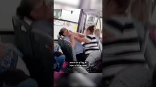 Gritos en transporte público entre chofer y una pasajera  N shorts [upl. by Annim857]