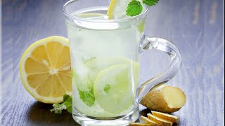 Tisana depurativa detox zenzero e limone fatta in casa [upl. by Yroffej]