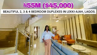 Inside Metro Homes  Beautiful 2 3 amp 4 Bedroom Duplexes in Lekki Ajah Lagos [upl. by Emmuela]