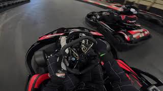 GO KARTING OVERTAKING  Racing Clip  MANCHESTER UK  POV EYE VIEW [upl. by Gotthard]