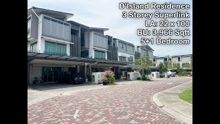 Property Tour 三层豪华排屋 DIsland Residence Puchong Signature Development by LBS [upl. by Lower]