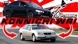 Japán KEDVENCEINK  Lexus GS400 vs Mitsubishi Evo X SST Laptiming Ep 331 [upl. by Eiggam]