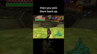 Ocarina Items Explained in 1 minute Glitch Tutorial Ocarina of Time shorts [upl. by Quentin]