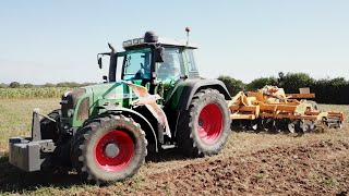 Déchaumage 2021 Fendt 716 et Gascon en CharenteMaritime [upl. by Ellenod549]