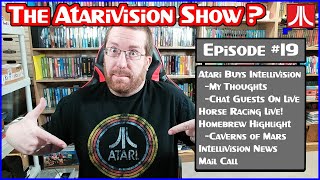 The AtariVision Show 19 Atari Buying INTV Horse Racing Live News Homebrew Highlight Mail Call [upl. by Nivre]