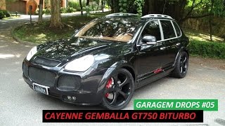 Garagem Drops 05 Cayenne Gemballa GT750 Biturbo [upl. by Asiralc865]