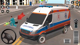 Ambulans 112 ACİL Sürüş Simülatörü Oyunu  Ambulans Oyunları Şehir 3D  Best Android Gameplay [upl. by Celtic742]