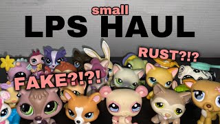 FAKE AND DAMAGED LPS small Littlest Pet Shop Mercari Haul [upl. by Nan]