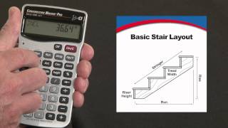 How to Calculate Basic Stair Layouts  Construction Master Pro [upl. by Eneg]