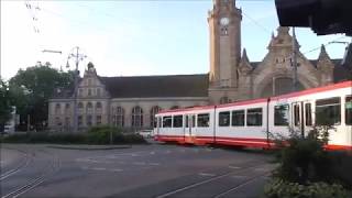 40 Nahverkehr Krefeld  SWK amp Rheinbahn Straßenbahn und Bus im Innenstadt  13072017 [upl. by Boccaj]