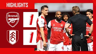 HIGHLIGHTS  Nketiah salvages a point in added time  Arsenal vs Fulham 11  Premier League [upl. by Petuu]