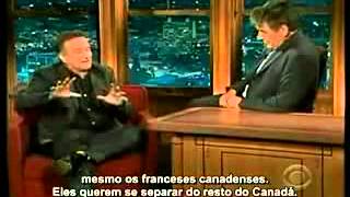 Robin Williams  CanadianFrench Jokes [upl. by Koosis]