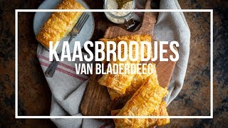 Kaasbroodjes van bladerdeeg  OhMyFoodness [upl. by Berghoff]