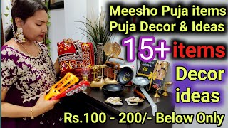 Meesho Puja amp Decor Items for Upcoming Festival season  Very Useful and Very Reasonable Pricesలో 😍 [upl. by Flodur631]