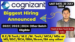 Cognizant Superset Hiring Announcement  Cognizant Off Campus drive 2024 2023 2022 Batch [upl. by Edak632]