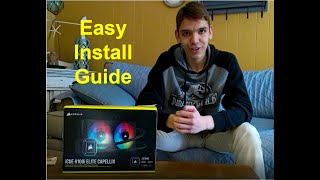 How To Install The Corsair H100i Elite Capellix [upl. by Punak287]