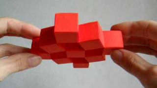 papercraft  moving cubes  dutchpapergirl [upl. by Fremont64]