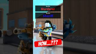 SHERIFF and MURDERER in MM2 Roblox roblox mm2 murdermystery2 [upl. by Odraner107]