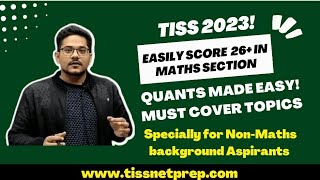 Score 26 in TISSNET Maths Section  Strategy to cover TISSNET Quants Section Effectively [upl. by Rashida]