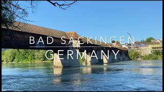 Bad Säckingen Germany  City tour  river Rhein [upl. by Htiek255]