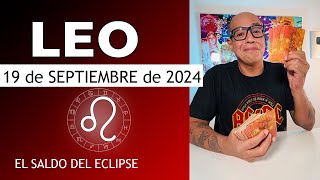 LEO  Horóscopo de hoy 19 de Septiembre 2024 [upl. by Euhsoj490]