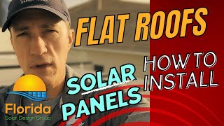 How To Attach Solar Panels To A Flat Roof [upl. by Pickar]