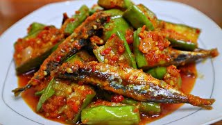 ENAK BANGET TERONG DI MASAK BEGINI SIAPSIAP JADI REBUTAN  SAMBAL TERONG CAMPUR IKAN ASIN [upl. by Ahsoym]