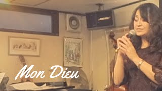 私の神様 Mon Dieu 1960 ボーカル 明石小百合 ピアノ 中野宏美 八王子 Live amp Cafe SAKURAYA [upl. by Brace]