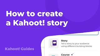 How to create a Kahoot story [upl. by Issac566]