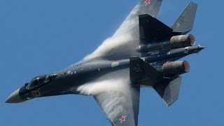 Paris Air Show 2013  Su35 vertical takeoff  Air Show HD [upl. by Gayel]