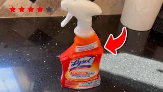 WATCH BEFORE YOU BUY Lysol Cleaner [upl. by Eiznikcm577]