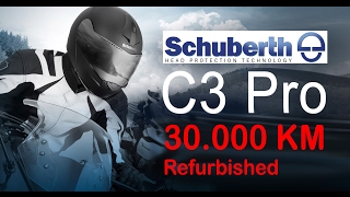 Schuberth C3 Pro  30000 Kilometer  Refurbished  Deutsch  German  Test amp Review [upl. by Bathelda439]