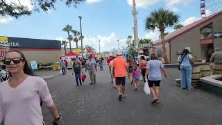 The Florida State Fair Walkthrough 4K [upl. by Naerb356]