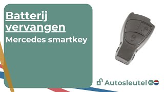 Mercedes Smart key  Batterij vervangen [upl. by Anastas]