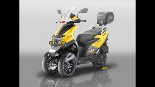 TVS NTORQ 125cc  Three Wheeled Concept  Modification [upl. by Nrehtac]